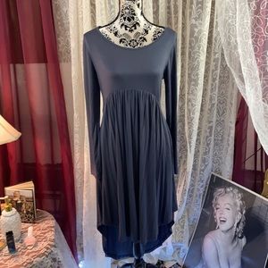 High low babydoll dress